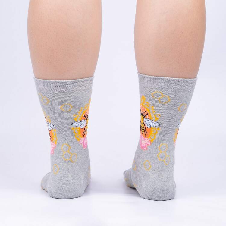 Queen Bee Womens Crew Bee Socks Sock It to Me